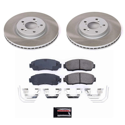 Power Stop 11-14 Honda Odyssey Front and Rear Semi-Coated Rotor Kit