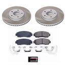 Power Stop 11-14 Honda Odyssey Front and Rear Semi-Coated Rotor Kit
