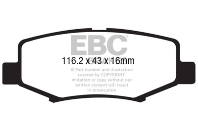 EBC S8 Brake Pad and Rotor Kit