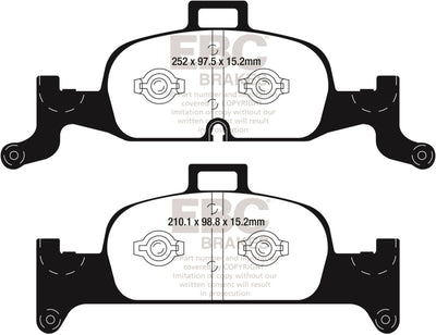 EBC S15 Brake Pad and Rotor Kit