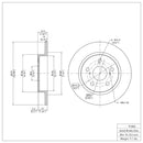 DFC 11-16 Scion tC Front Brake Rotor
