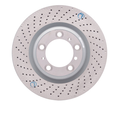 DFC 10-23 Porsche 911 Left Rear Drilled GeoSPEC Coated Rotor