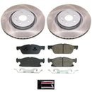 Power Stop 17-20 Lincoln MKZ Front and Rear Semi-Coated Rotor Kit