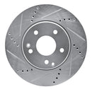 R1 96-15 Mercedes-Benz E300 Front & Rear Drilled & Slotted Silver Brake Rotor Set