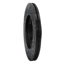 R1 86-89 Toyota Van Front Right Drilled & Slotted Black Brake Rotor
