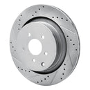 R1 09-24 INFINITI Q60 Rear Drill & Slot Silver Rotors