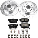 Power Stop 02-04 Acura RL Front & Rear Z23 Evolution Sport Brake Kit w/Calipers