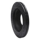 R1 01-04 Honda Passport Front Right Drilled & Slotted Black Brake Rotor