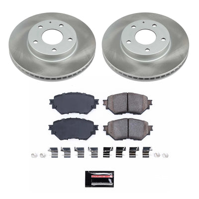 Power Stop 14-16 Mazda 3 Front and Rear Semi-Coated Rotor Kit