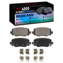 DFC 15-25 Alfa Romeo Tonale Rear Geospec Rotors w/4000 HybriDynamic Brake Pads w/Hardware