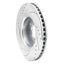 R1 06-09 Buick Rainier Front Right Drilled & Slotted Silver Brake Rotor