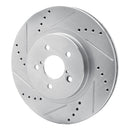 R1 17-23 Subaru Crosstrek Front & Rear Drilled & Slotted Silver Brake Rotor Set