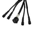 Westin Universal LED Rock Light Kit - 4 Lights - 14ft 9in Wiring Harness & Switch - Black