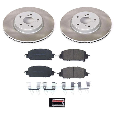 Power Stop 17-23 Honda CR-V Front and Rear Semi-Coated Rotor Kit