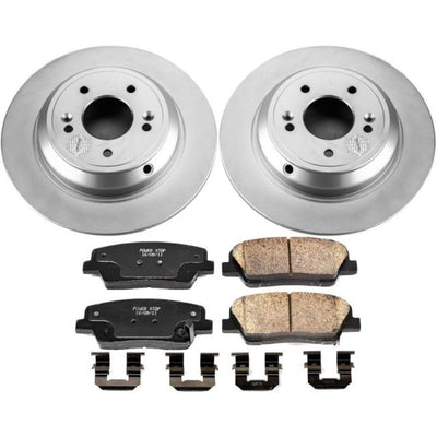 Power Stop 2009 Hyundai Genesis Front & Rear Z17 Evolution Geomet Coated Brake Kit