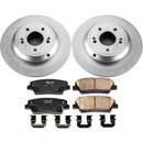 Power Stop 2009 Hyundai Genesis Front & Rear Z17 Evolution Geomet Coated Brake Kit