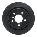 R1 95-02 BMW M3 Rear Left Slotted Black Brake Rotor