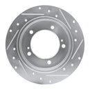 R1 1983-98 Suzuki Sidekick Front Drill & Slot Silver Rotors