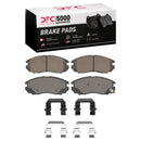 DFC 04-08 Hyundai Tiburon Front 5000 Advanced Ceramic Brake Pads and Hardware Kit