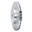R1 16-23 Mercedes-Benz GLC300 Front & Rear Drilled & Slotted Silver Brake Rotor Set