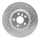 R1 16-24 BMW 228i xDrive Gran Coupe Front & Rear Drilled & Slotted Silver Brake Rotor Set