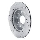 R1 91-95 Toyota MR2 Front & Rear Drilled & Slotted Silver Brake Rotor Set