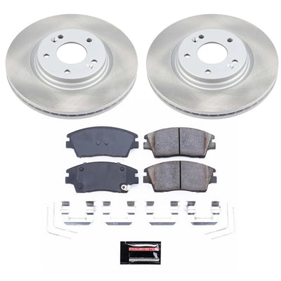 Power Stop 19-21 Hyundai Tucson Front and Rear Semi-Coated Rotor Kit