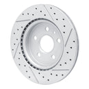 R1 19-25 Buick Envision Rear Left Drilled & Slotted Geo-Carbon Rotor