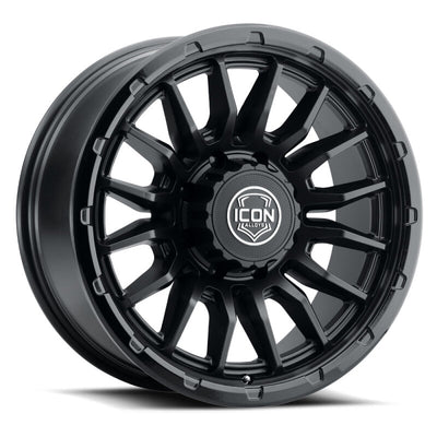 ICON Alloys Cajon 20x9 / 8x6.5 / 12mm / 5.5in BS Double Black Wheel