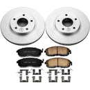 Power Stop 99-01 Nissan Maxima Front & Rear Z17 Evolution Geomet Coated Brake Kit