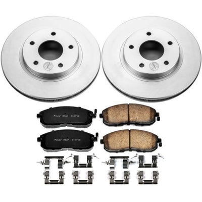 Power Stop 2001 Nissan Maxima Front & Rear Z17 Evolution Geomet Coated Brake Kit