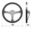 Sparco Steering Wheel 345 Leather Black