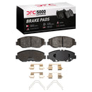 DFC 13-14 Honda Fit Front Drilled & Slotted Geoperformance Rotors 5000 Advanced Pads w/Hardware