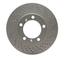 DFC 05-08 Porsche Boxster Right Front Drilled GeoSPEC Coated Rotor
