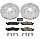 Power Stop 11-12 Ford Taurus Front & Rear Z17 Evolution Geomet Coated Brake Kit