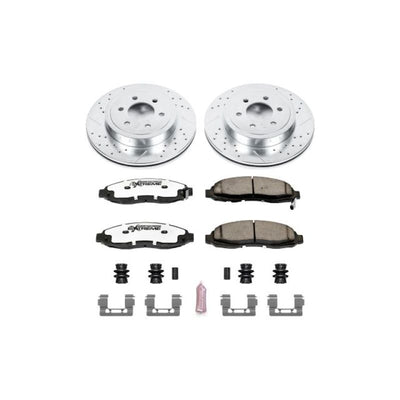 Power Stop 03-04 Dodge Dakota Front Z36 Truck & Tow Kit w/Cals