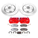 Power Stop 15-17 Honda Odyssey Front Z26 Street Kit w/Cals