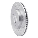 R1 18-22 Honda Accord Front & Rear Drilled & Slotted Silver Brake Rotor Set
