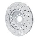 DFC 12-19 BMW M6 Right Front Drilled Hi-Carbon Alloy Geomet Coated Rotor