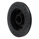 R1 83-94 Ford Ranger (USA/Canada) Front Left Drilled & Slotted Black Brake Rotor