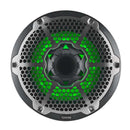 DS18 Hybrid Marine Speakers w/ Driver And RGB LED 10in 2-Way 450 Watts RMS 4 ohm Crbn Fiber w/ Cover