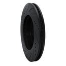 R1 02-05 Ford Explorer Front Right Drilled & Slotted Black Brake Rotor