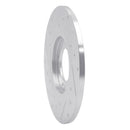 R1 70-79 Toyota Celica Front Right Drilled & Slotted Silver Brake Rotor