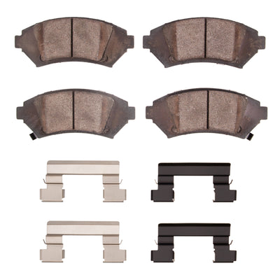 DFC 05-05 Buick Park Avenue Front 5000 Advanced Semi Metallic Brake Pads and Hardware Kit