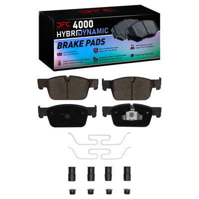 DFC 17-25 Volvo S90 Front Geospec Rotors w/4000 HybriDynamic Brake Pads w/Hardware