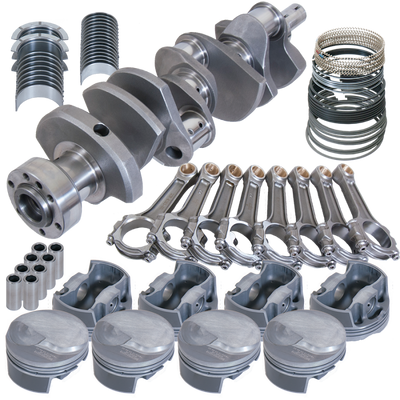Eagle Chevy 454 1Pc 4.250in Crank 6.385in I-Beam Rods 18cc Dome 4.310in Pistons Rotating Assembly