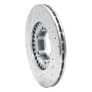 R1 81-87 Dodge Raider Front Right Drilled & Slotted Silver Brake Rotor