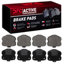 DFC 06-13 Chevrolet Corvette Rear Active Performance Pads - Low Metallic