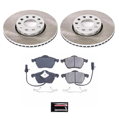 Power Stop 02-04 Audi A4 Front and Rear Semi-Coated Rotor Kit
