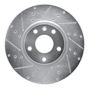 R1 14-19 Chevrolet Corvette Front & Rear Drilled & Slotted Silver Brake Rotor Set